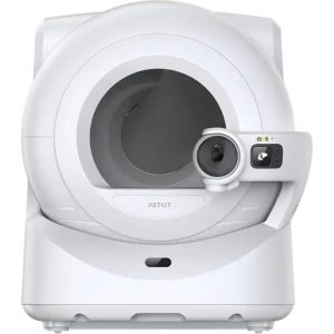 Petkit Purobot Ultra Intelligent Self-Cleaning Cat Litter Box with AI Camera White EU – ONLY BOX DAMAGE