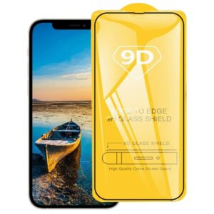 iPhone 16e / 13 / 13 Pro 9D Full Glue Full Screen Tempered Glass Film