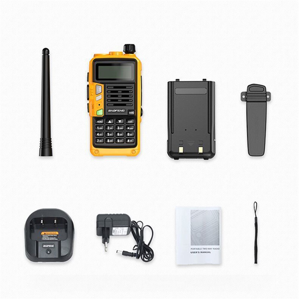 BAOFENG UV-S9 Plus Portable Walkie-Talkie UV Dual Band Handheld Radio Interphone, USB Charging, EU Plug - Black - Image 4