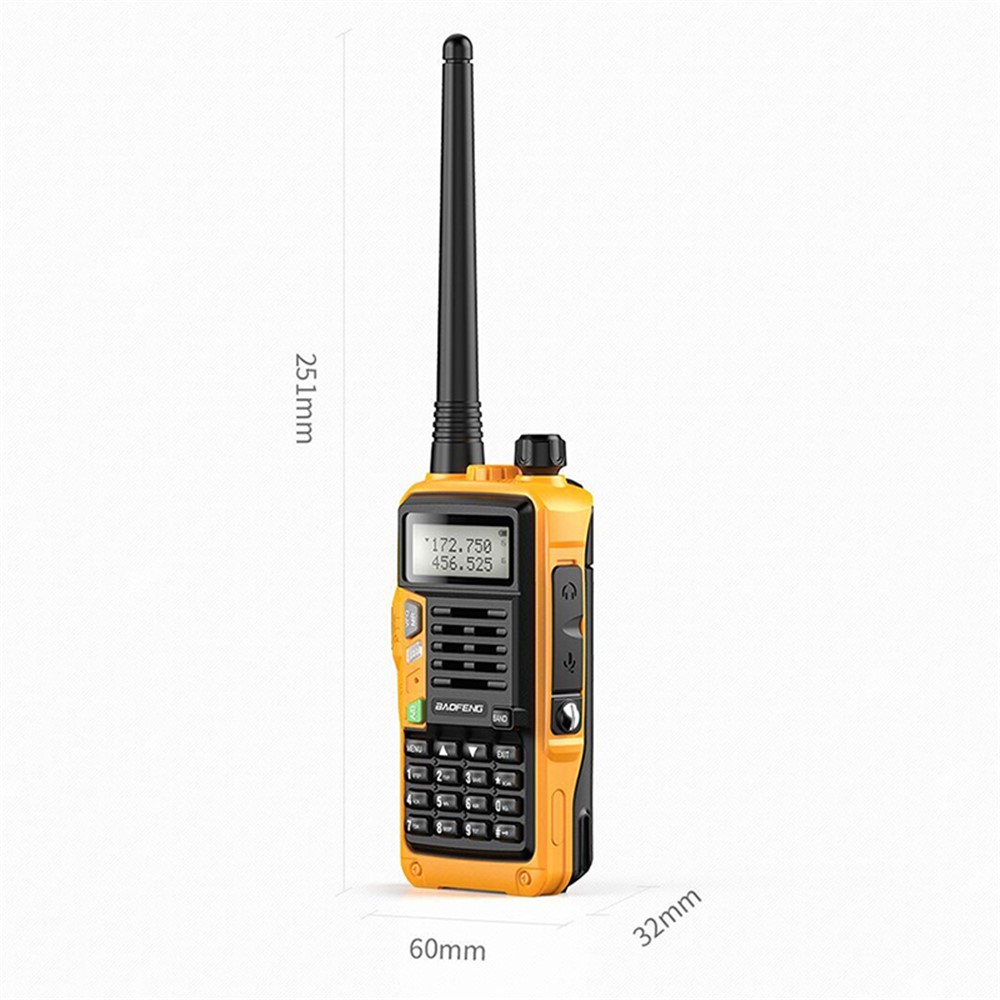 BAOFENG UV-S9 Plus Portable Walkie-Talkie UV Dual Band Handheld Radio Interphone, USB Charging, EU Plug - Black - Image 5