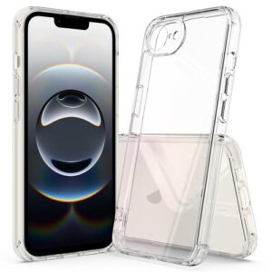 iPhone 16e Scratchproof Acrylic TPU Phone Case(Transparent)