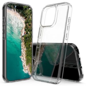 iPhone 16 Pro Max Scratchproof Acrylic TPU Phone Case(Transparent)