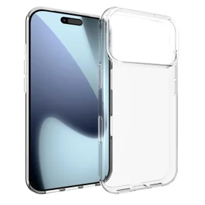 For iPhone 17 Pro Case Watermark Resistant TPU Clear Phone Back Cover