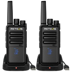 RETEVIS RT668H 2PCS Outdoor Walkie Talkies Two-Way Radio with Hidden Display Screen / EU 16CH