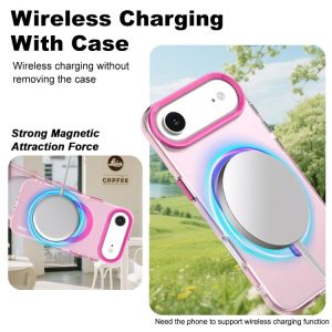 For iPhone Air IMAK Candy Series Shockproof MagSafe Phone Case(Red)