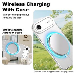 For iPhone Air IMAK Candy Series Shockproof MagSafe Phone Case(White)