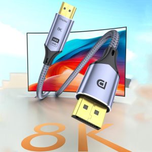 2m DP To HDMI 8K 60HZ HD Conversion Cable TV Computer Connection Conversion Monitor Projection Cable