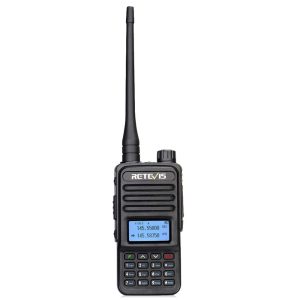 RETEVIS RT85 Analog Walkie-Talkie Portable Mini Wireless FM Radio Support UV Dual Frequency/5W 200 Channel – EU Plug