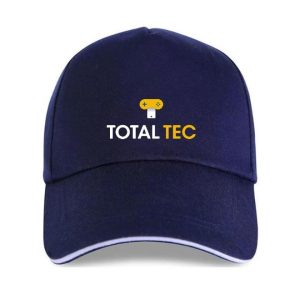 Total Tec Printed Polyester Cotton Steel Buckle Cap (Navy Blue)
