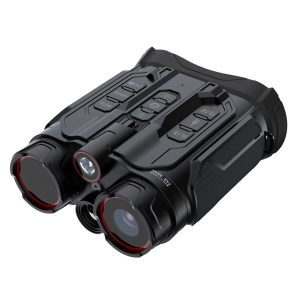 D58 Tactical Night Vision Binoculars 3.5 Inch HD Screen GPS Infrared Rangefinder for Outdoor Recording – Black