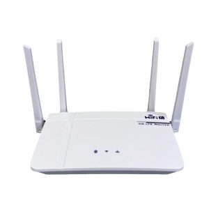 European / Asian / African Edition 4G CPE Wireless SIM Card LTE Router Wi-Fi 6 Wireless Hotspot, EU Plug(White)