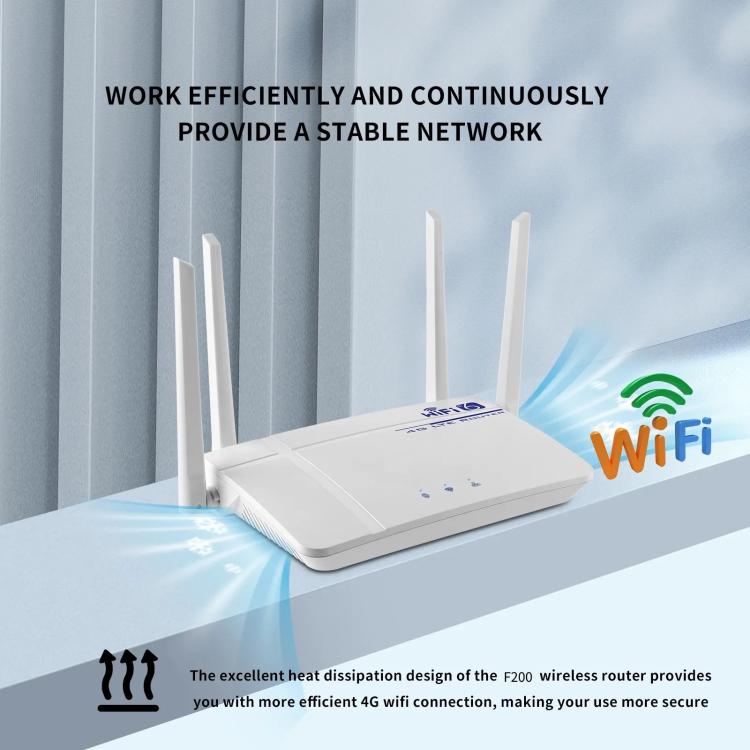 European / Asian / African Edition 4G CPE Wireless SIM Card LTE Router Wi-Fi 6 Wireless Hotspot, EU Plug(White) - Image 3