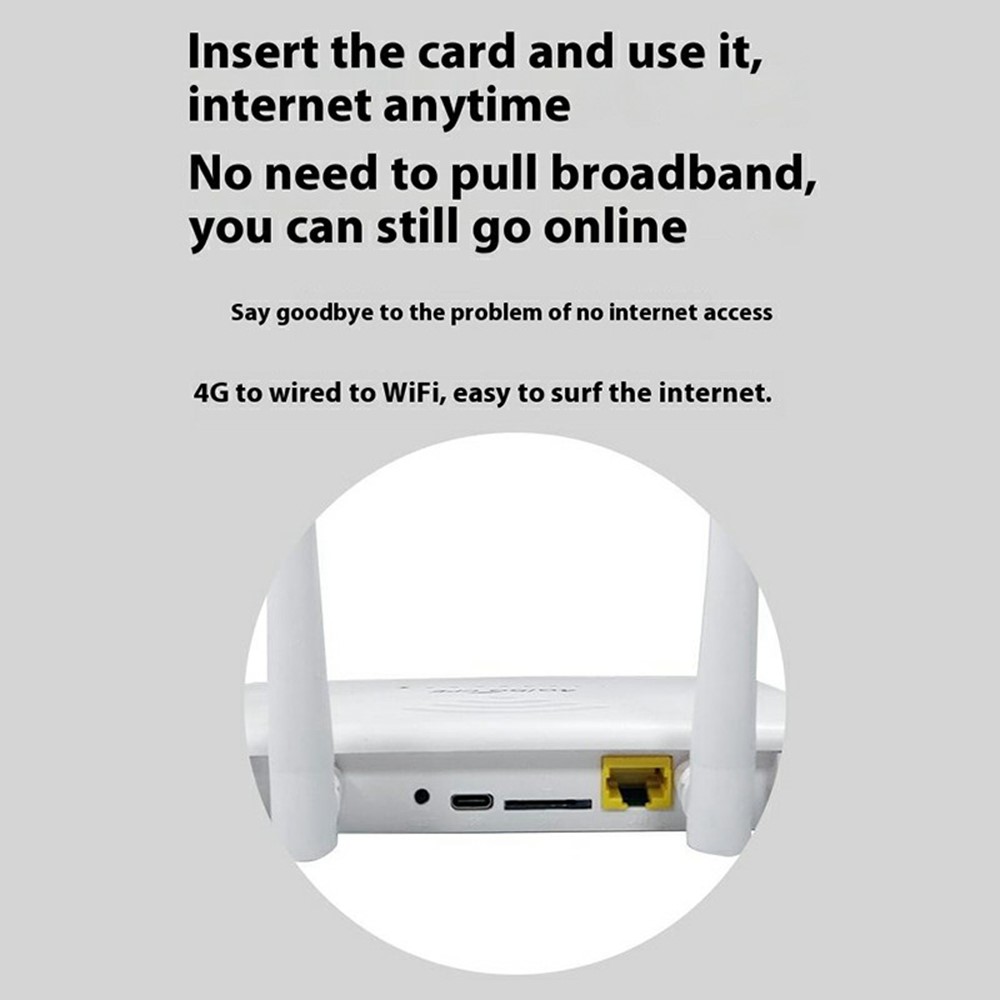 R103-E Eurasian Version Type-C Port LTE WiFi Router Home Office SIM Card Slot 4G Wireless Network Router - EU Plug - Image 3