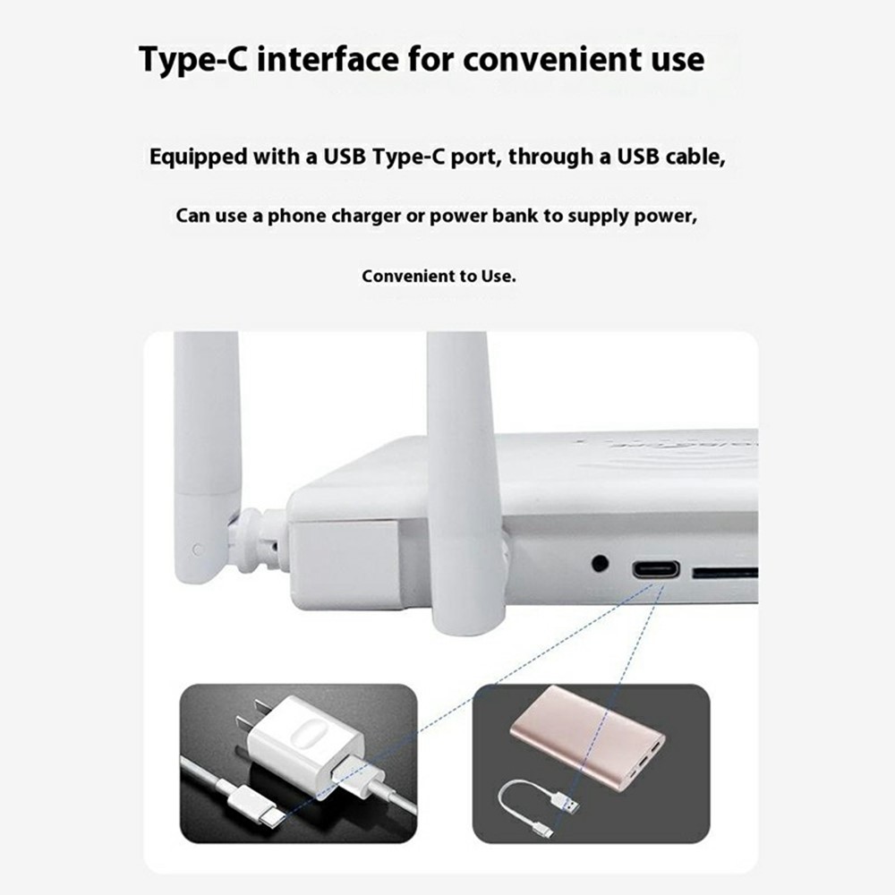 R103-E Eurasian Version Type-C Port LTE WiFi Router Home Office SIM Card Slot 4G Wireless Network Router - EU Plug - Image 5