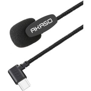 External microphone for Akaso Brave 7 / Brave 8