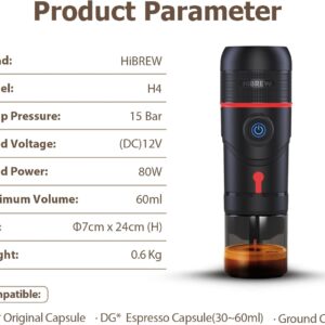 HiBREW H4 – Portable Coffee Maker