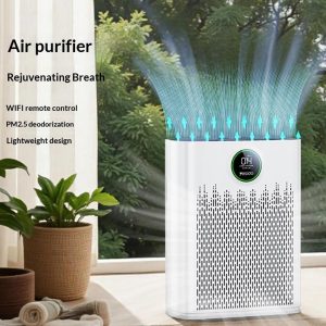 YESIDO EC23 Air Purifier WiFi Smart Triple Filtration PM2.5 Monitor Ultra-Quiet Formaldehyde Remover Air Cleaner – White / EU Plug