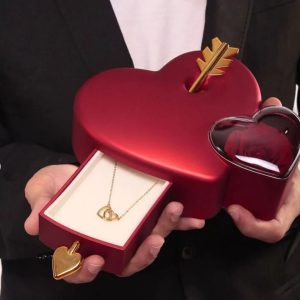 Preserved rose jewelry box / Valentine gift box