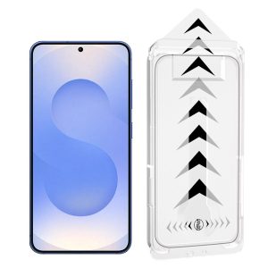 For Samsung Galaxy S26+ Full Screen Protector Full Glue Automatic Dust Removal Tempered Glass HD Film with Automatic Alignment Tool – Transparent (Copy)
