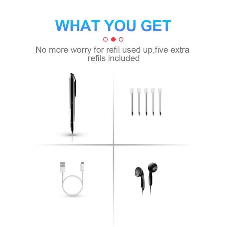 Q9 AI Intelligent High-definition Noise Reduction Conference Recording Pen Voice Control Recorder, Capacity:16GB(Black) - Image 7