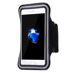 For iPhone 8 Plus & 7 Plus Sport Armband Case with Key Pocket(Black)