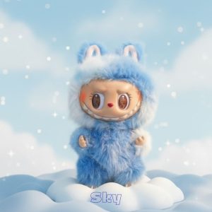 Free 17cm Labubu + High Quality Replicas Labubu (Sky) 38cm