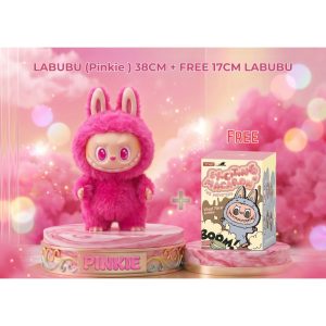 Free 17cm Labubu + High Quality Replicas Labubu (Pinkic) 38cm