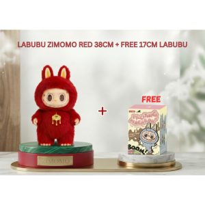 Free 17cm Labubu + High Quality Replicas Labubu Zimomo Red 38cm