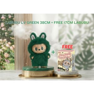 Free 17cm Labubu + High Quality Replicas Labubu LV Green 38cm