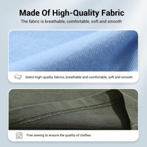 Summer Baggy Cotton Short Sleeve T-shirt with Total Tec Logo Size: XL (Blue-1)