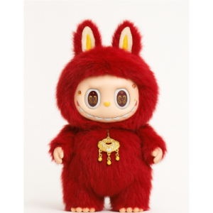 Free 17cm Labubu + High Quality Replicas Labubu Zimomo Red 38cm