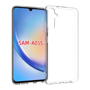 Samsung Galaxy A05s Waterproof Texture TPU Phone Case(Transparent)