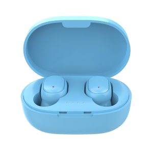 A6S IPX4 Waterproof Bluetooth 5.0 Wireless Bluetooth Earphone with Charging Box, Support for HD Calls & Siri & IOS Power Display(Blue)