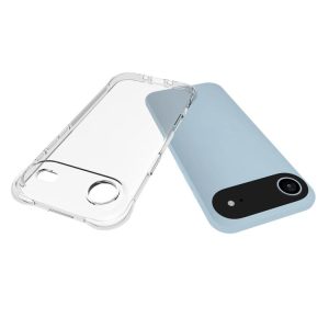 For iPhone Air Shockproof Non-slip Thickening TPU Phone Case(Transparent)