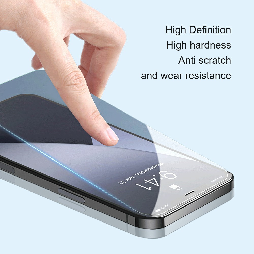 AMORUS For iPhone 15 Pro 2.5D Arc Edge High Aluminum-silicon Glass Film Ultra Clear Phone Screen Protector - Image 2