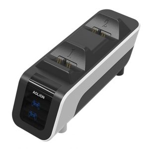 AOLION AL-P5009 For PS5 Game Controller Charger Base Dual Position Gamepad Fast Charging Dock