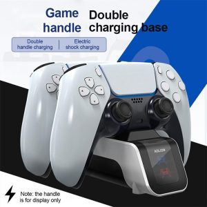 AOLION AL-P5009 For PS5 Game Controller Charger Base Dual Position Gamepad Fast Charging Dock