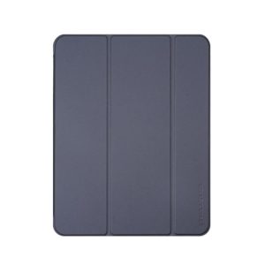 For Teclast ArtPad Air 3-Fold Holder Folio Leather Tablet Smart Case(Dark Blue)