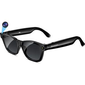 Blackview Smart Shooting Glasses BV100 with AI and 8MPx Camera, Black EU