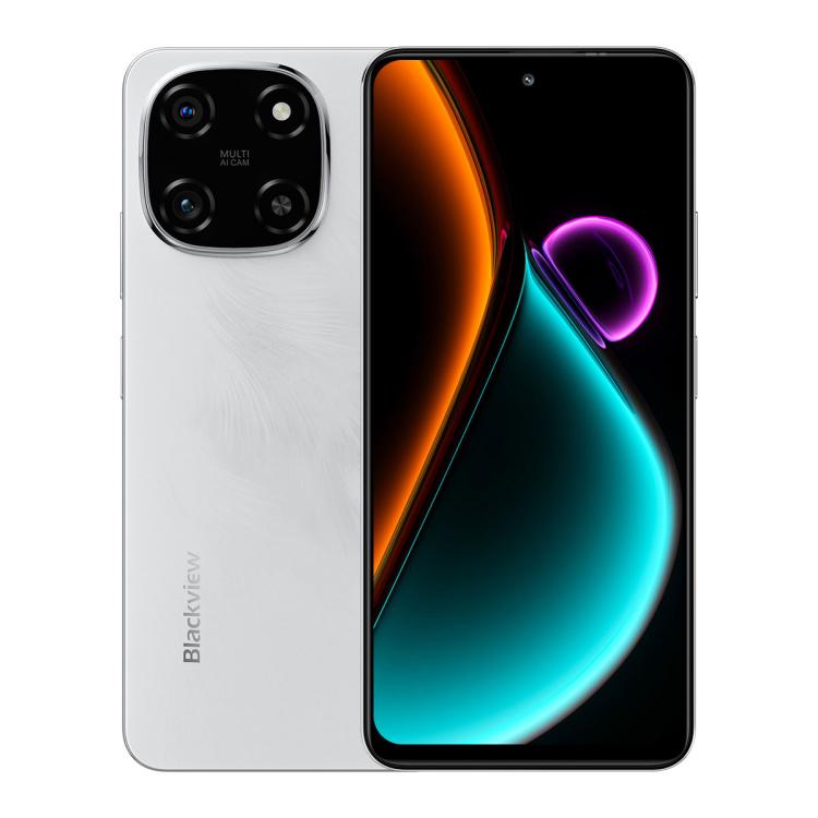 Blackview COLOR 6, 8GB+256GB, Fingerprint & Face Identification, 6.67 inch Android 15 MediaTek Helio G81 Octa Core, Network: 4G (Snowy White)