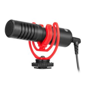 BOYA Microphone Wired, Super-cardioid Condenser, Improved sensitivity 3.5mm output Black EU