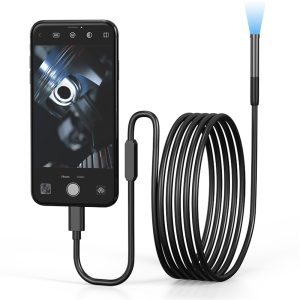 W300 3m Wire 8mm Lens Endoscope Camera IP67 Waterproof 1080P Borescope for iOS Android
