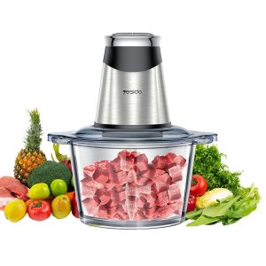 YESIDO EC28 Food Processor 400W Copper Motor 2L Capacity Multifunctional Blender Meat Grinder for Home Kitchen – UK Plug