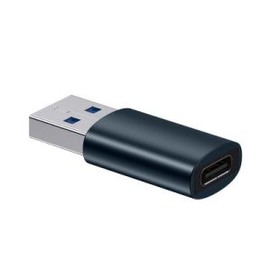 Baseus Converter Ingenuity Series Mini OTG Adaptor USB-A 3.1 Male to Type-C Female Blue