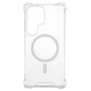 For Samsung Galaxy S25 Ultra Clear Phone Magnetic Case 1.5mm Shockproof Back Cover