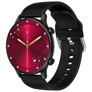 CY19 1.32 inch AMOLED Screen Bluetooth-compatible Call Ultra-Thin Women Health Monitoring Smart Watch – Black