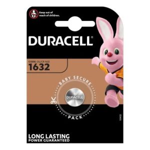 DURACELL Battery (CR1632) Button Lithium (1 battery/ blister) 3V