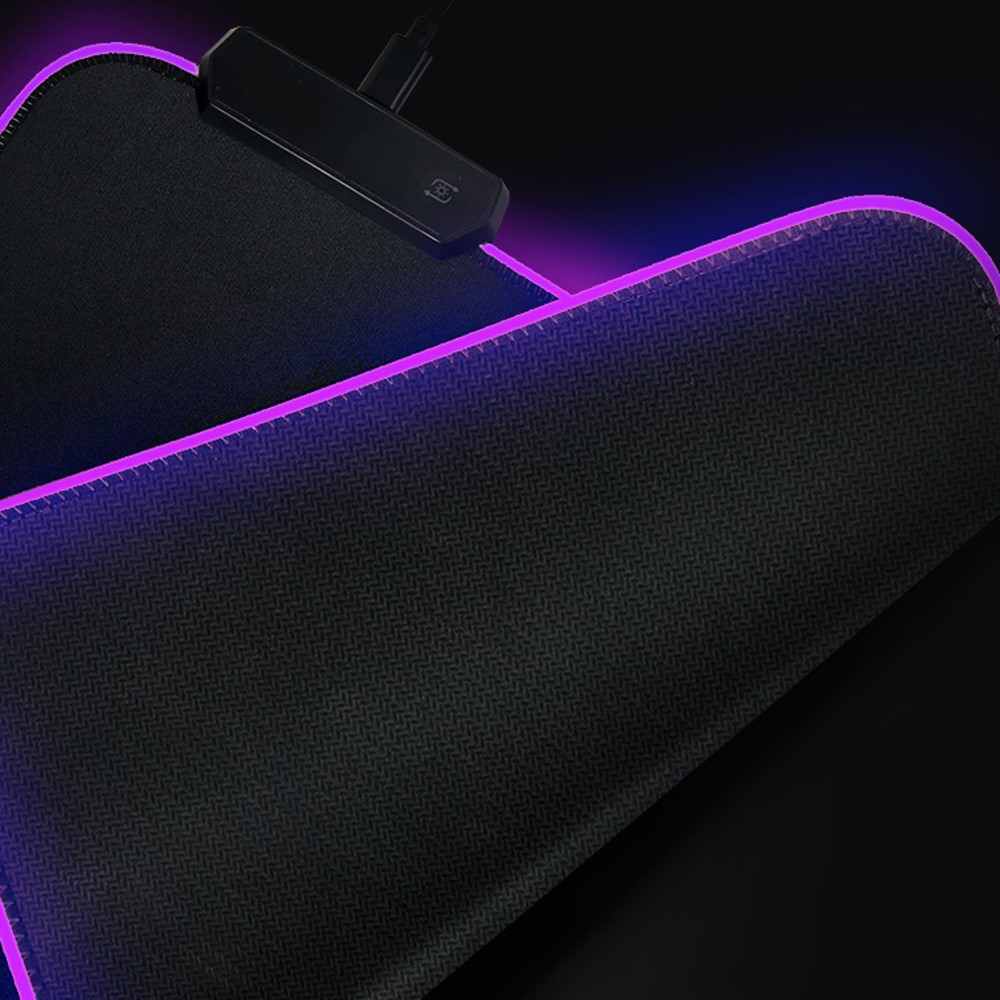 350x250x3mm RGB Gaming Mouse Pad USB Colorful LED Light Cool Mouse Mat - Image 3