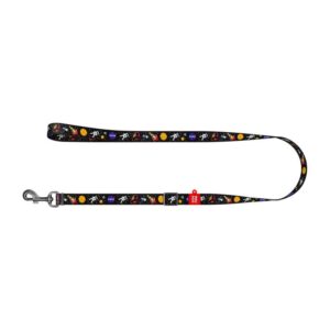 Waudog nylon dog leash, “NASA” pattern, 25 mm wide, 152-183 cm long