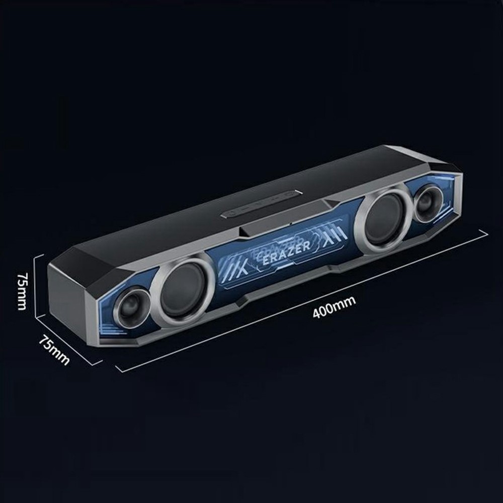ERAZER W109 Desktop USB Wired Speaker Bluetooth-compatible RGB Abyss Lighting Computer Speaker for Gaming Movie - Image 5